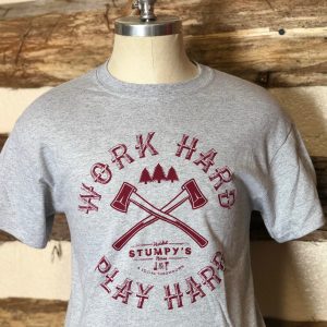 Work Hard Play Hard tee short sleeve $20